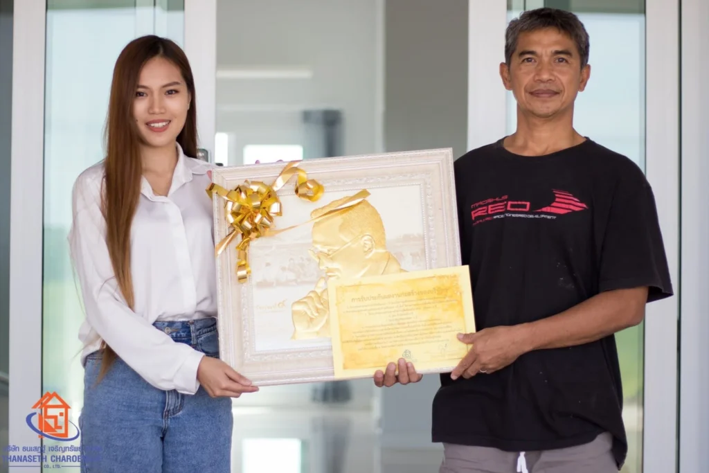 ส่งมอบบ้าน คุณกัญญ์วรา (ต.ถนนหัก อ.นางรอง จ.บุรีรัมย์)