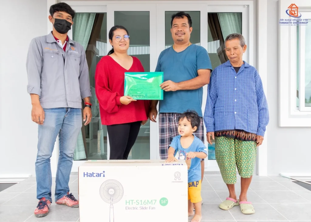 ส่งมอบบ้าน คุณจำเนียร (ต.ม่วงสามสิบ อ.ม่วงสามสิบ จ.อุบลราชธานี )