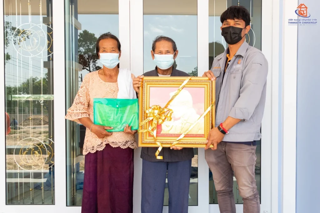 ส่งมอบบ้าน คุณชัยสิทธิ์  (ต.สร้างปี่ อ.ราษีไศล จ.ศรีสะเกษ)