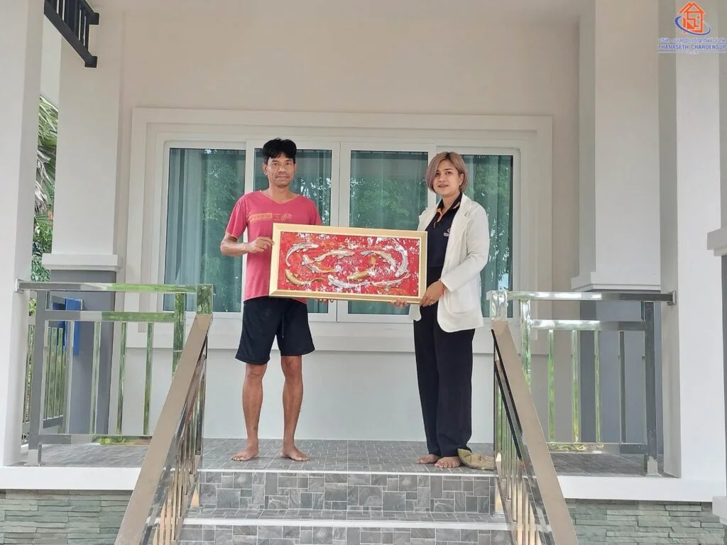 ส่งมอบบ้าน คุณประจวบ (อ.ขุขันธ์ จ.ศรีสะเกษ)