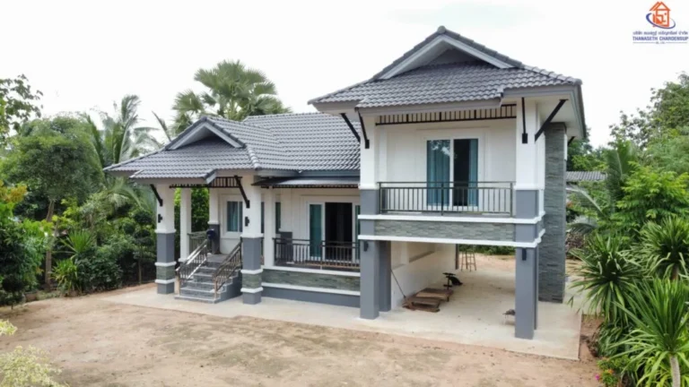 ผลงานสร้างบ้านโมเดิร์น ขอนแก่น ส่งมอบบ้าน คุณประจวบ (อ.ขุขันธ์ จ.ศรีสะเกษ)