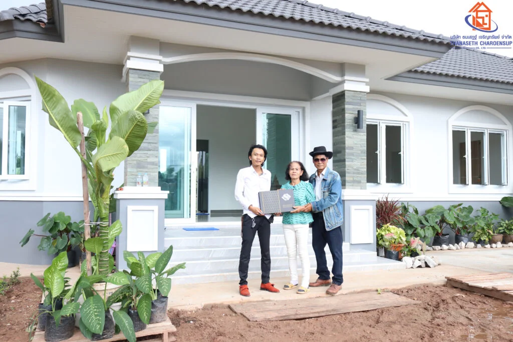 ส่งมอบบ้าน คุณประมวล (ต.น้ำโมง อ.ท่าบ่อ จ.หนองคาย)
