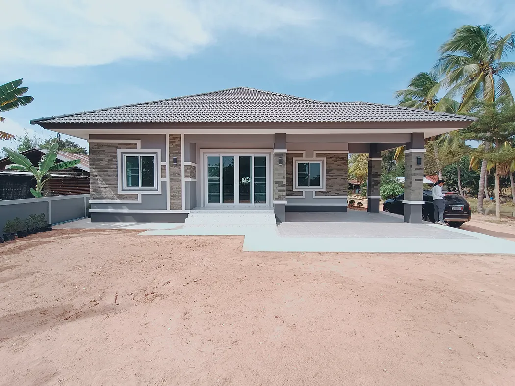 ส่งมอบบ้าน คุณอนงค์ทิพย์ (ต.เหล่าดอกไม้ อ.ชื่นชม จ.มหาสารคาม)