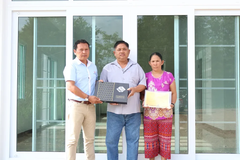 ส่งมอบบ้าน คุณกิ่งดาว (ต.สังหมี อ.วังน้ำเขียว จ.นครราชสีมา)