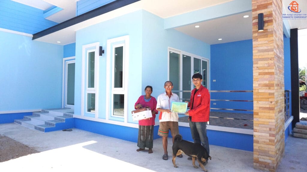 ส่งมอบบ้าน คุณจำนงค์ (ต.โคกนาโก อ.ป่าติ้ว จ.ยโสธร)