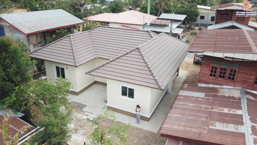 ส่งมอบบ้าน คุณไพลิน (เจ้าของบ้าน ต.โคกสูง อ.โพนทอง จ.ร้อยเอ็ด)