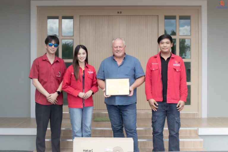 ส่งมอบบ้าน คุณปทุมทอง – ผลงานรับสร้างบ้าน อ.ปราสาท จ.สุรินทร์