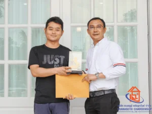 บ้านคุณ บ้านคุณพิพัฒน์ และคุณธนาพร (เจ้าของบ้าน) แบบบ้าน TS17