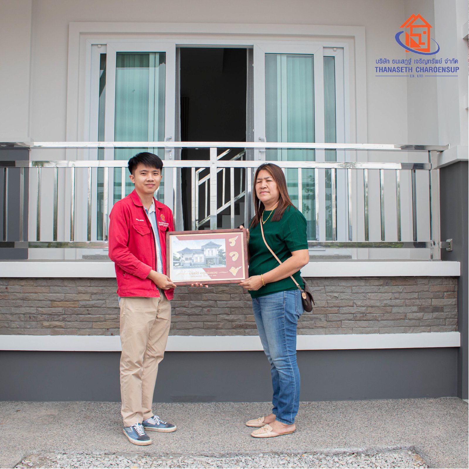 ส่งมอบบ้าน คุณดวงใจ – ผลงานสร้างบ้าน อ.วาริชภูมิ จ.สกลนคร