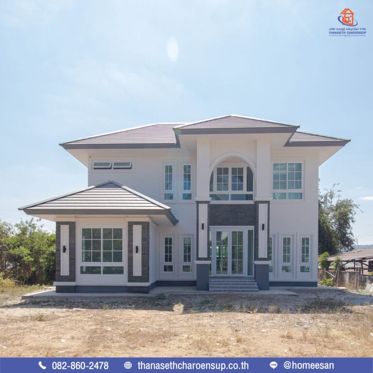 ส่งมอบบ้าน คุณประนัดดา ผลงานรับสร้างบ้าน (อ.ภูพาน จ.สกลนคร)