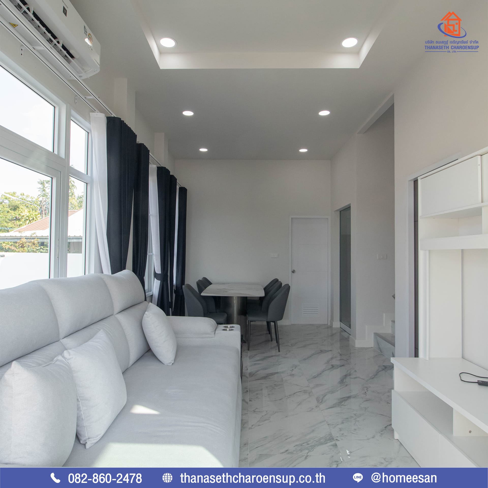 ส่งมอบบ้านคุณทองใบ ผลงานรับสร้างบ้าน (อ.กมลาไสย จ.กาฬสินธุ์)