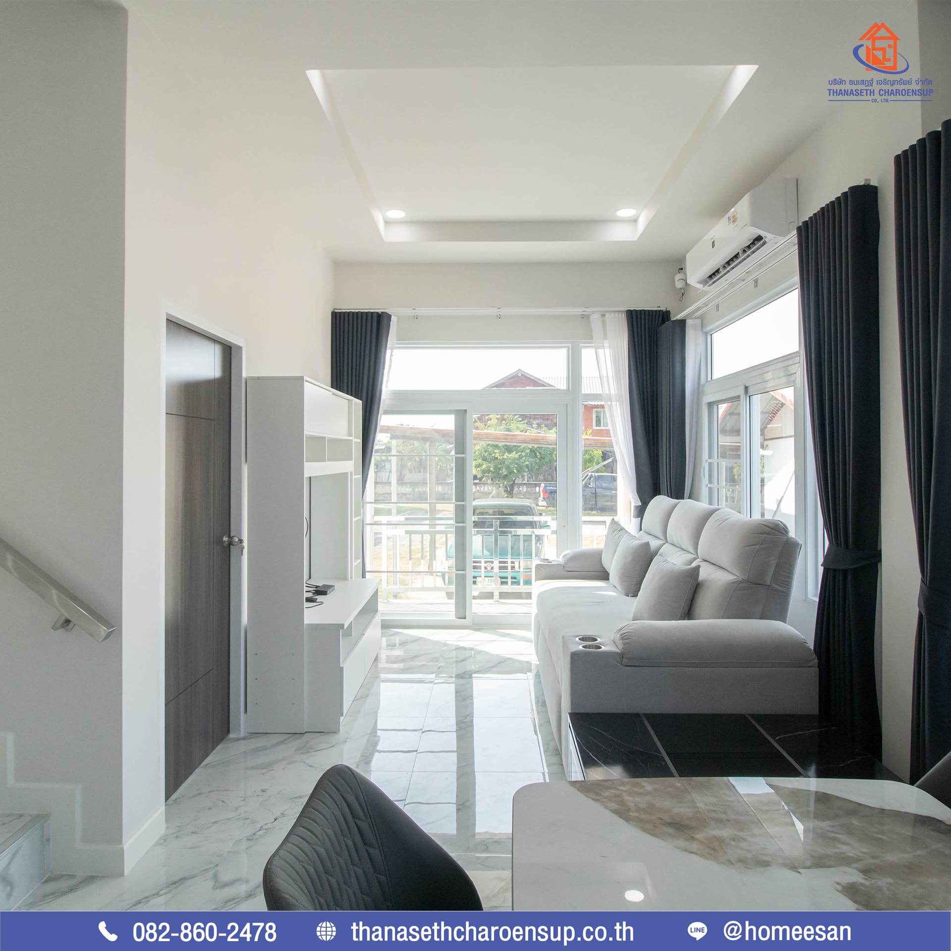 ส่งมอบบ้านคุณทองใบ ผลงานรับสร้างบ้าน (อ.กมลาไสย จ.กาฬสินธุ์)