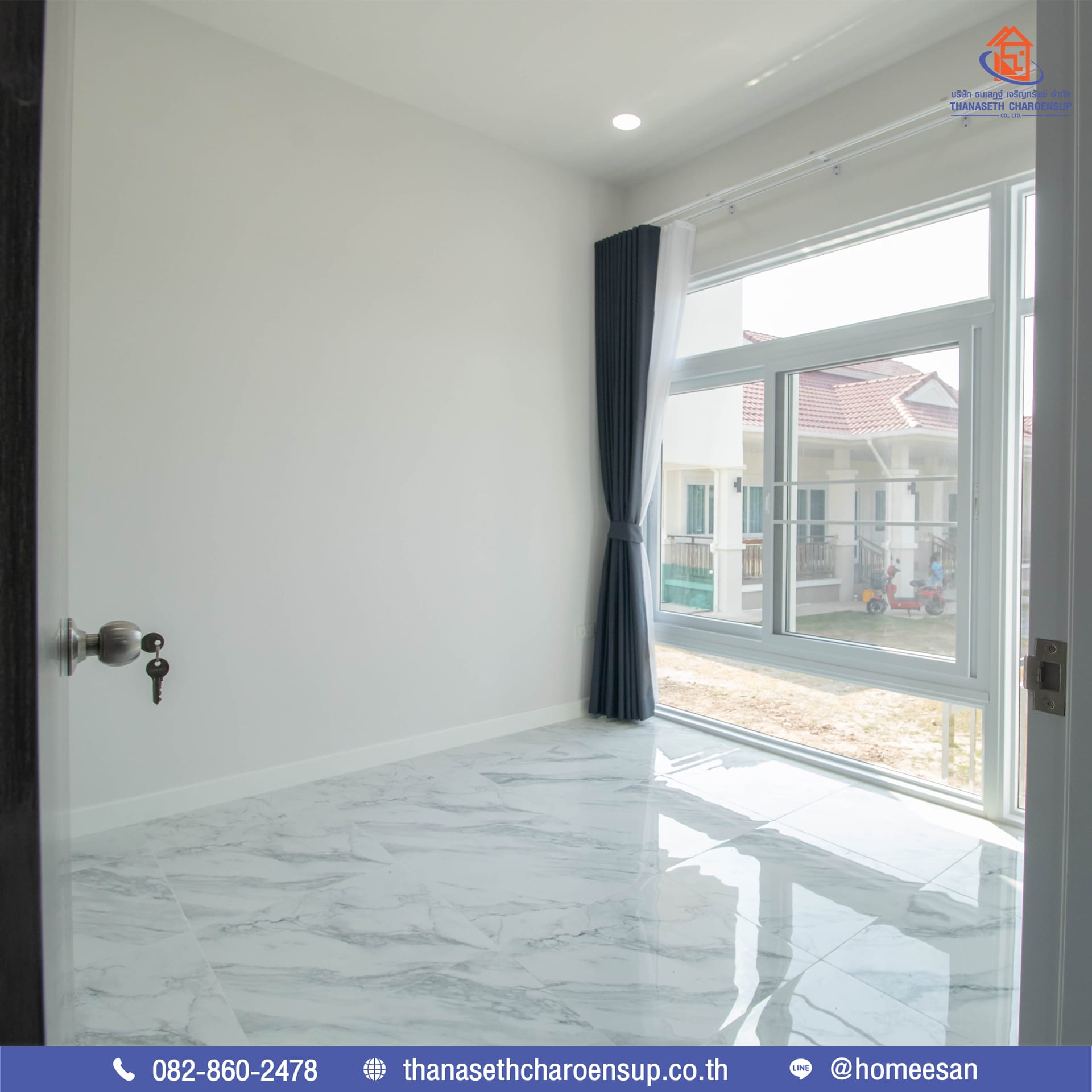 ส่งมอบบ้านคุณทองใบ ผลงานรับสร้างบ้าน (อ.กมลาไสย จ.กาฬสินธุ์)