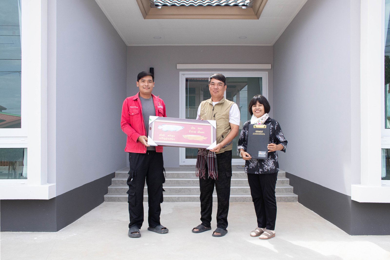 ส่งมอบบ้านคุณทัยวัน ผลงานรับสร้างบ้าน (อ.เมืองอุบลราชธานี จ.อุบลราชธานี)